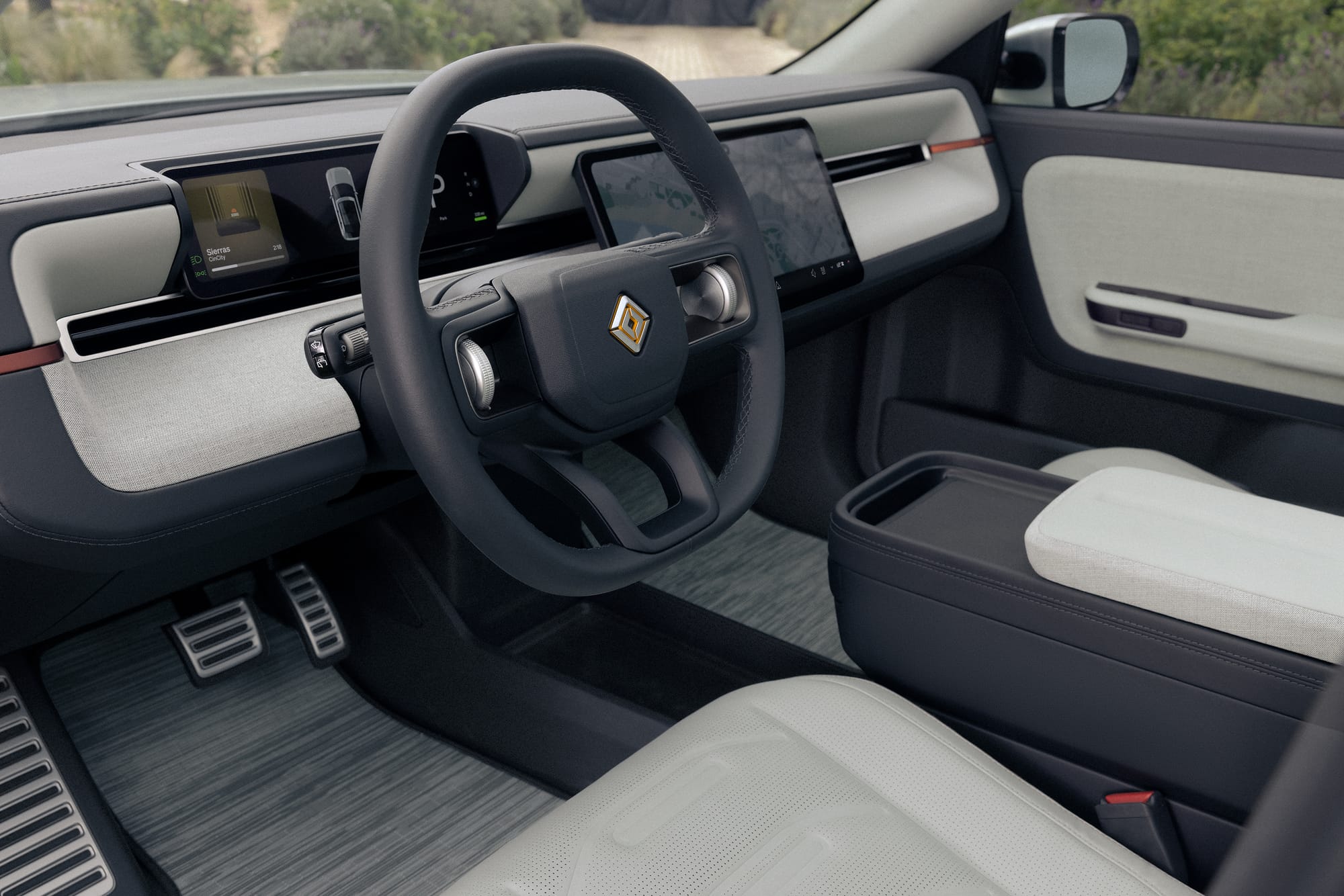 Rivian R3 interior.