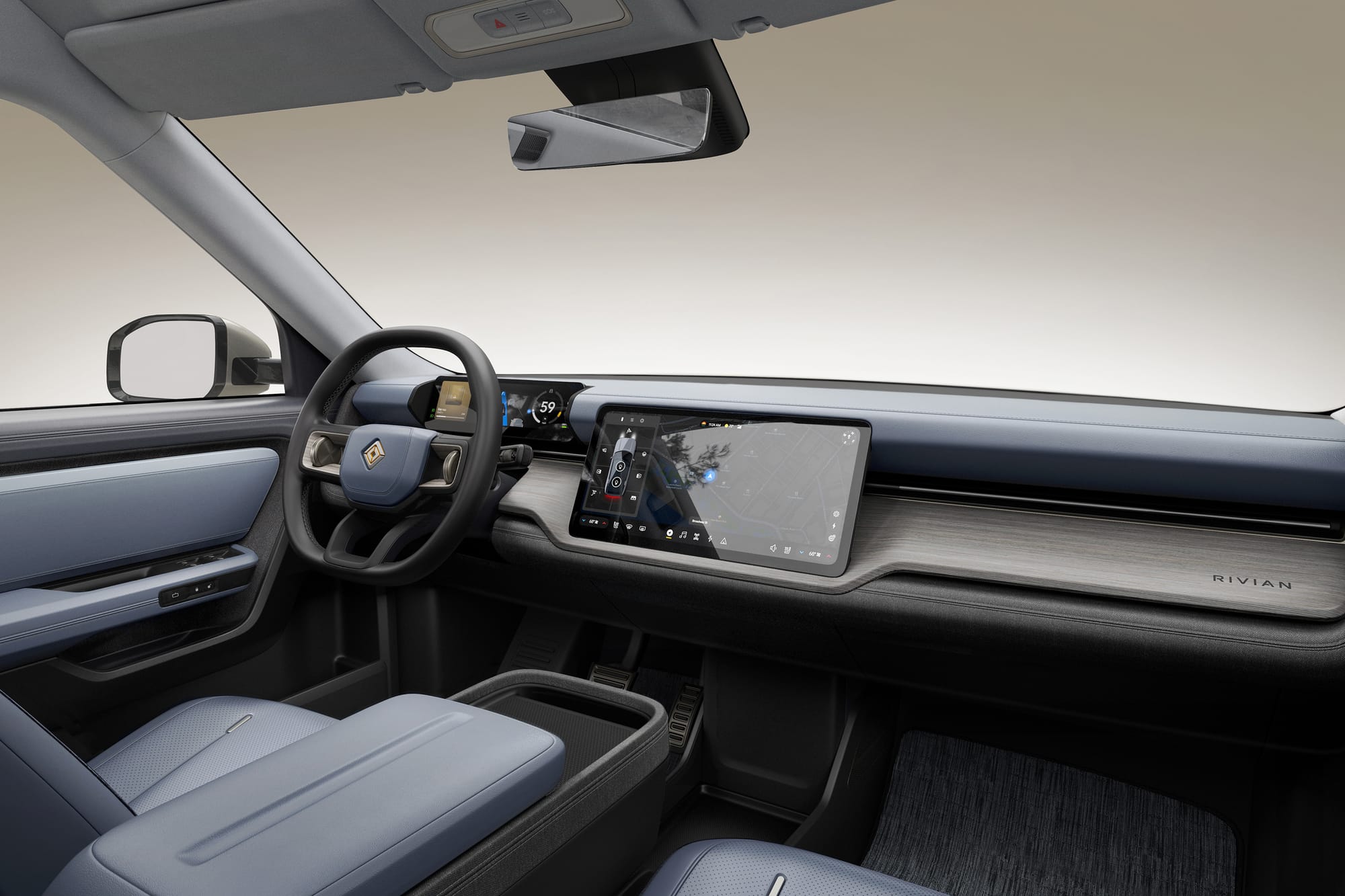 Rivian R2 interior.